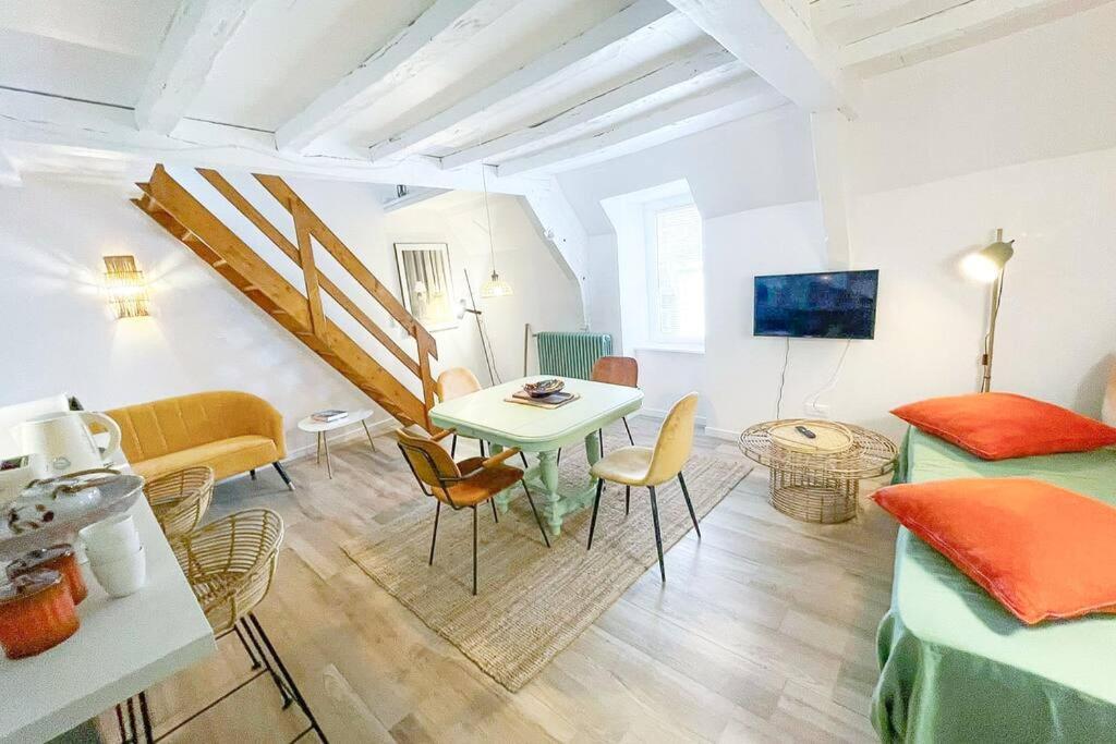 Appartement Moonrise - Plage 50M - Rue Gratuite Saint-Malo Exterior foto