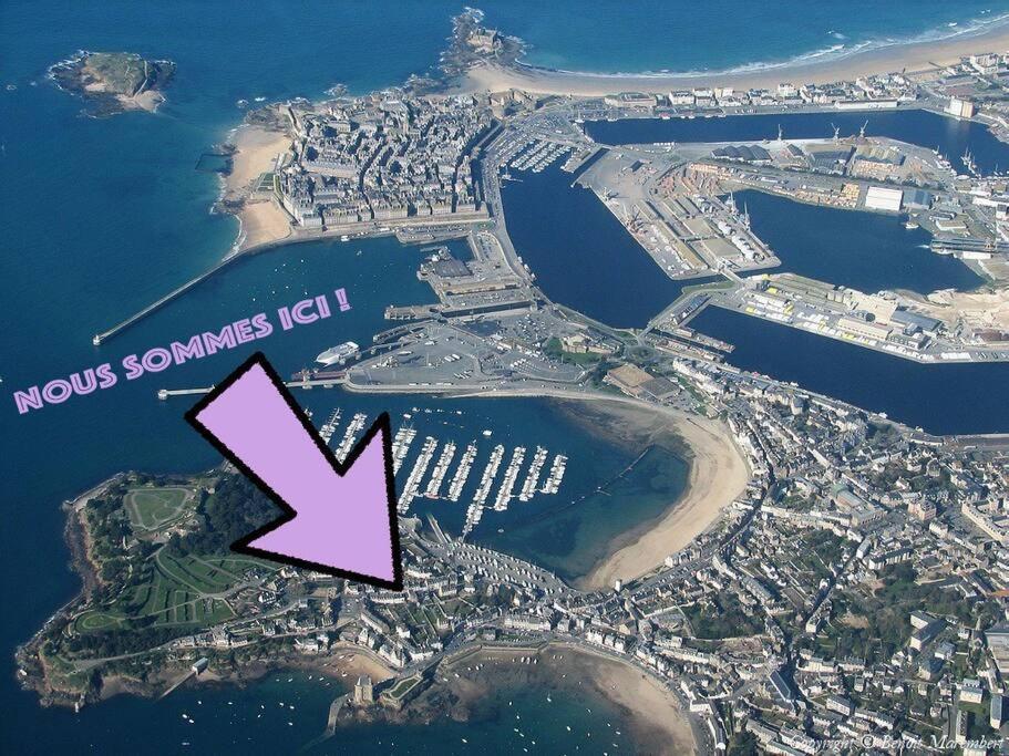 Appartement Moonrise - Plage 50M - Rue Gratuite Saint-Malo Exterior foto